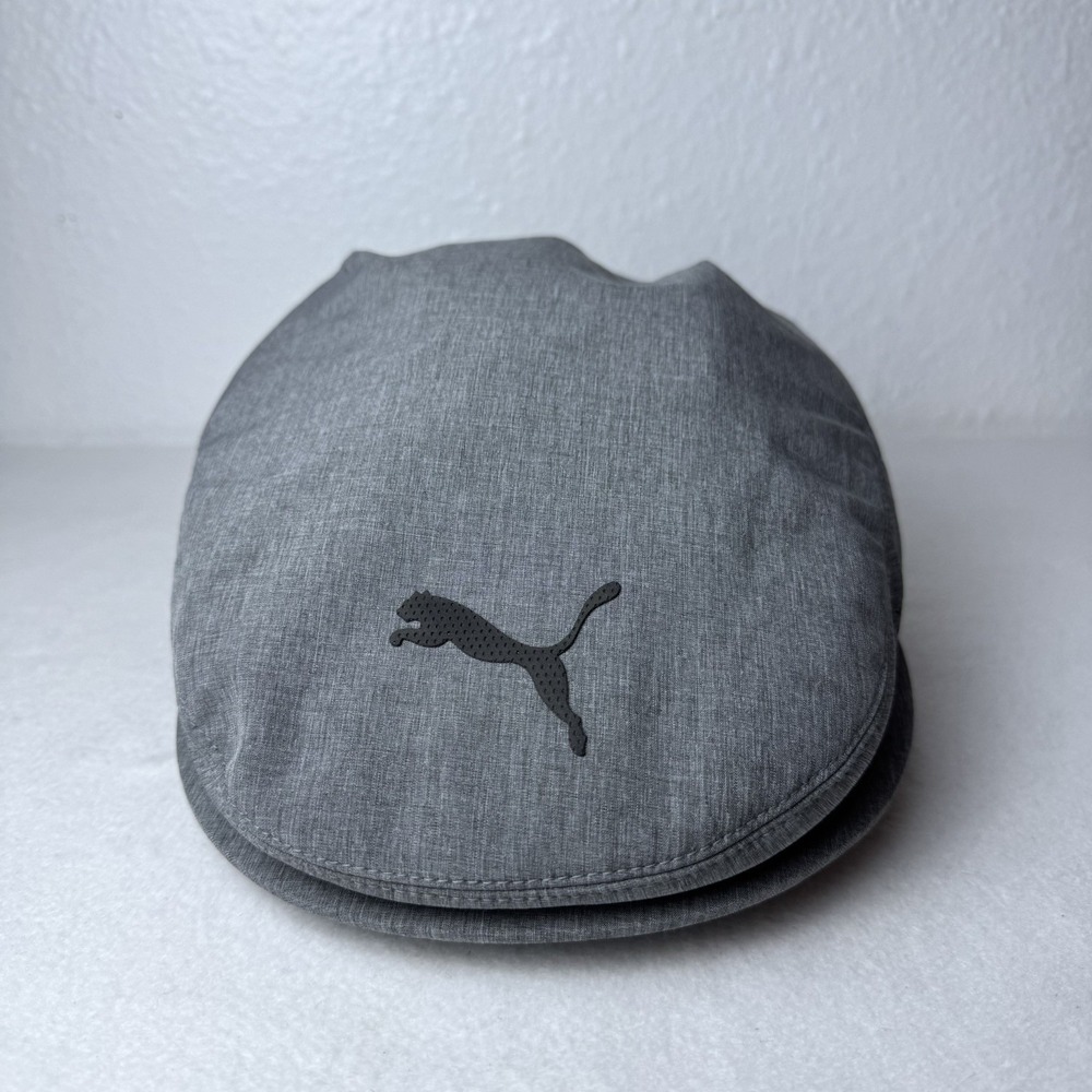New Puma Golf Tour Driver Cap Hat Quarry Gray Flexfit Cobra Size L/XL Yupoong